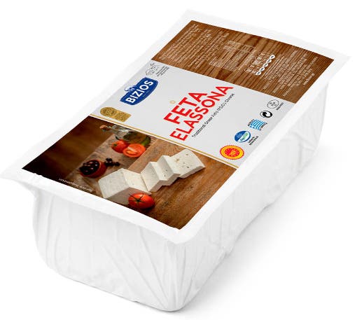 Feta Cheese Bizios Elassona P.D.O. Vacuum Packed Halal