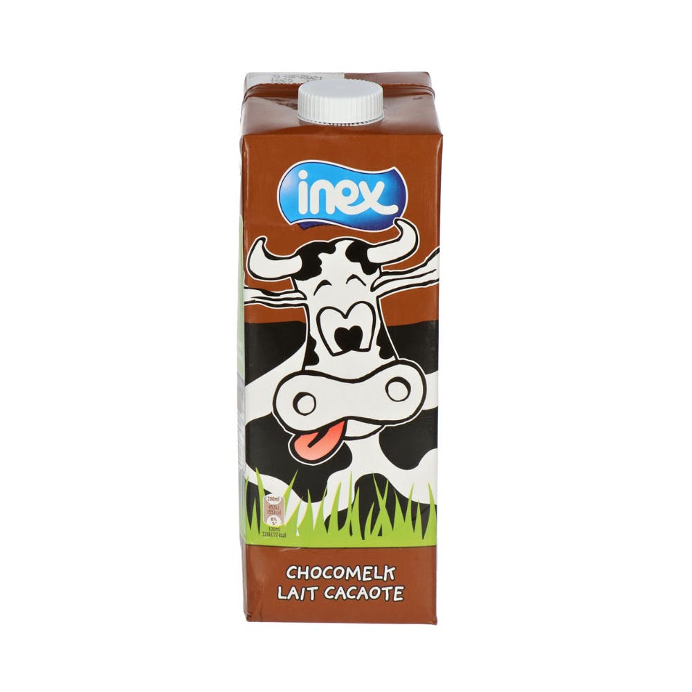 Chocolate Milk U.H.T. Inex Semi-Skimmed 1.5% Tetra Pack Edge
