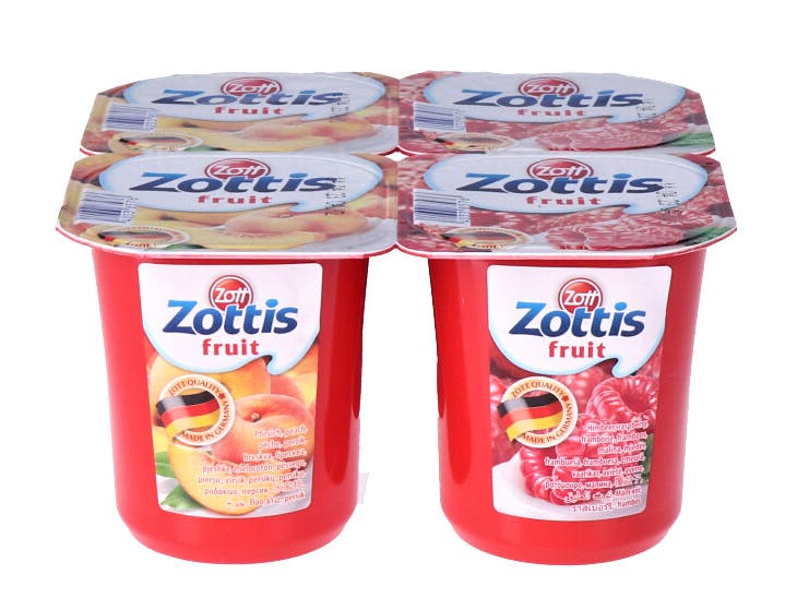 Fruit Yogurt Zott Zottis Fruit Strawberry/Pineapple/Peach/Raspberry