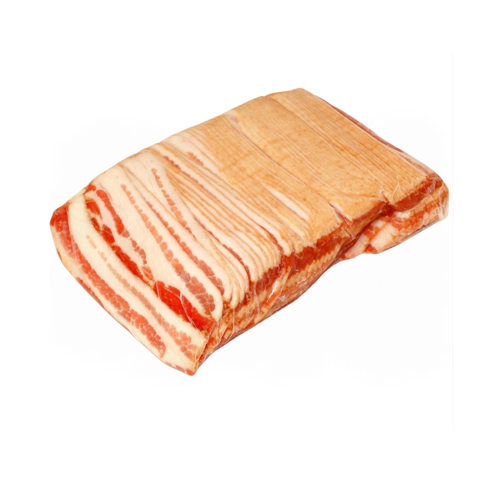 Pork Bacon Sliced Streaky Rind Off Liquid Smoked