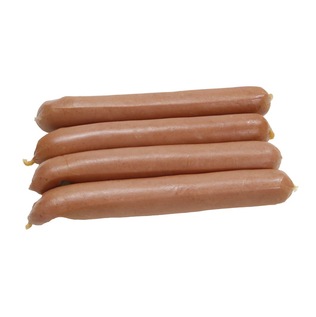 Pork Bockwurst (Straight for Grill) 70 gr Cooked & Smoked -  Bulk Package 100% Pork