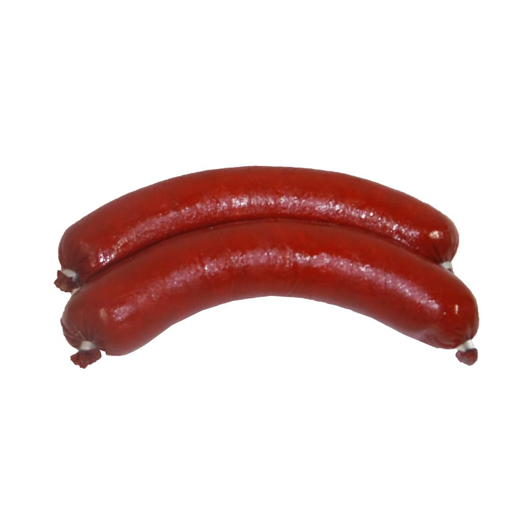 Pork Krakauer Sausages + Chicken , Cooked ,  Smoked , Approx. 500 gr