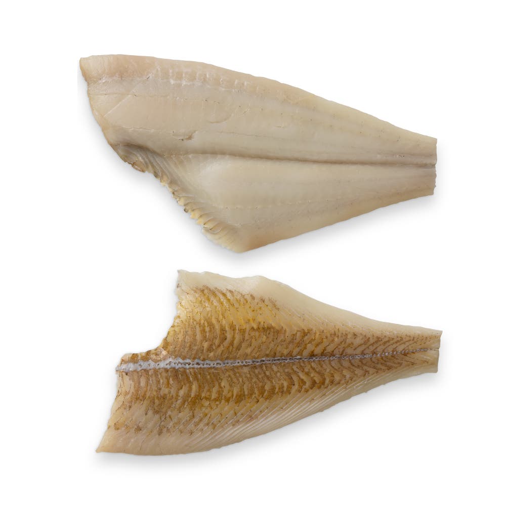Alaska Plaice Fillet 80-170 gr. 80% NW Skinless Pinbone Out IQF