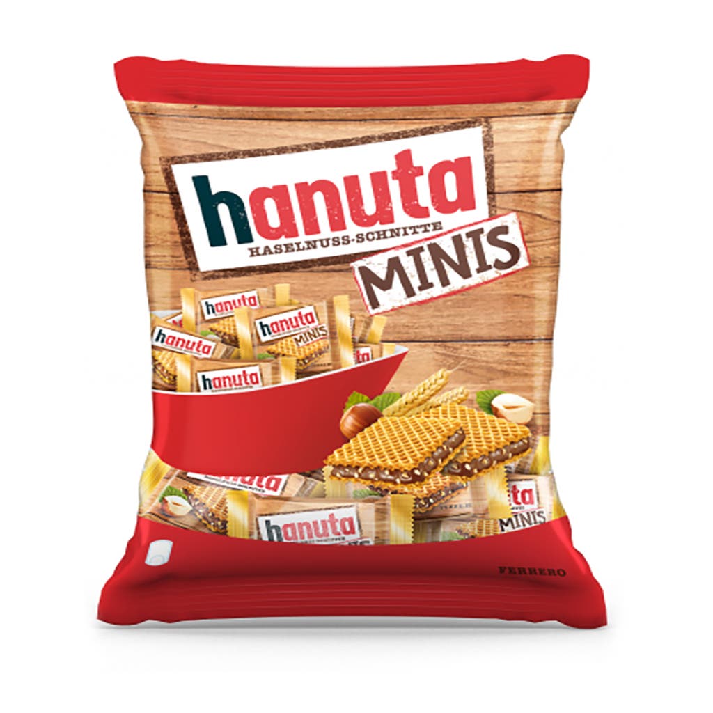 Hazelnut Chocolate Wafers Ferrero Hanuta Minis 19 Pcs.
