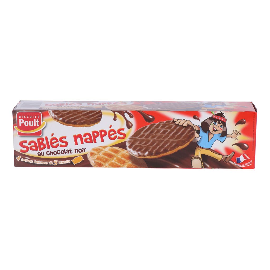 Biscuits Poult Coated with Dark Chocolate