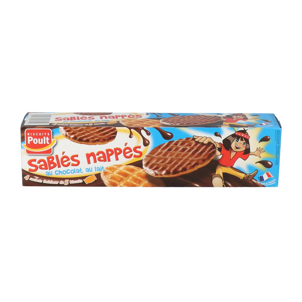 Biscuits Poult Coated with Milk Chocolate