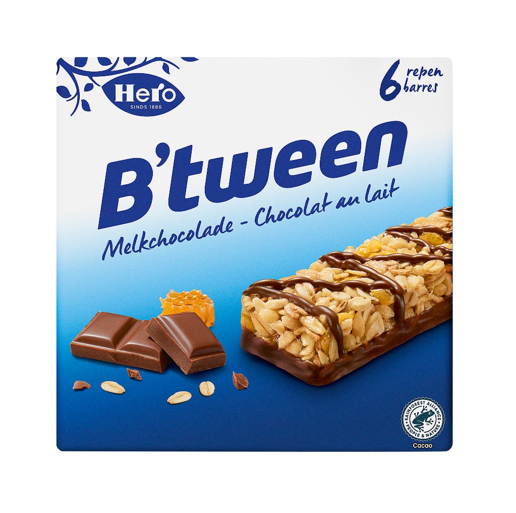 B'Tween Cereal Bar Milk Chocolate