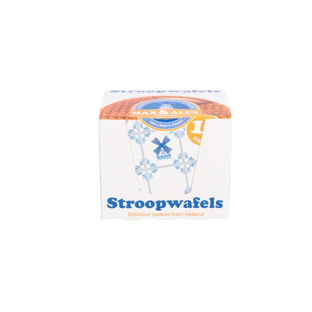 Caramel Syrup Waffles Max & Alex Dutch Windmill Design Single Pack