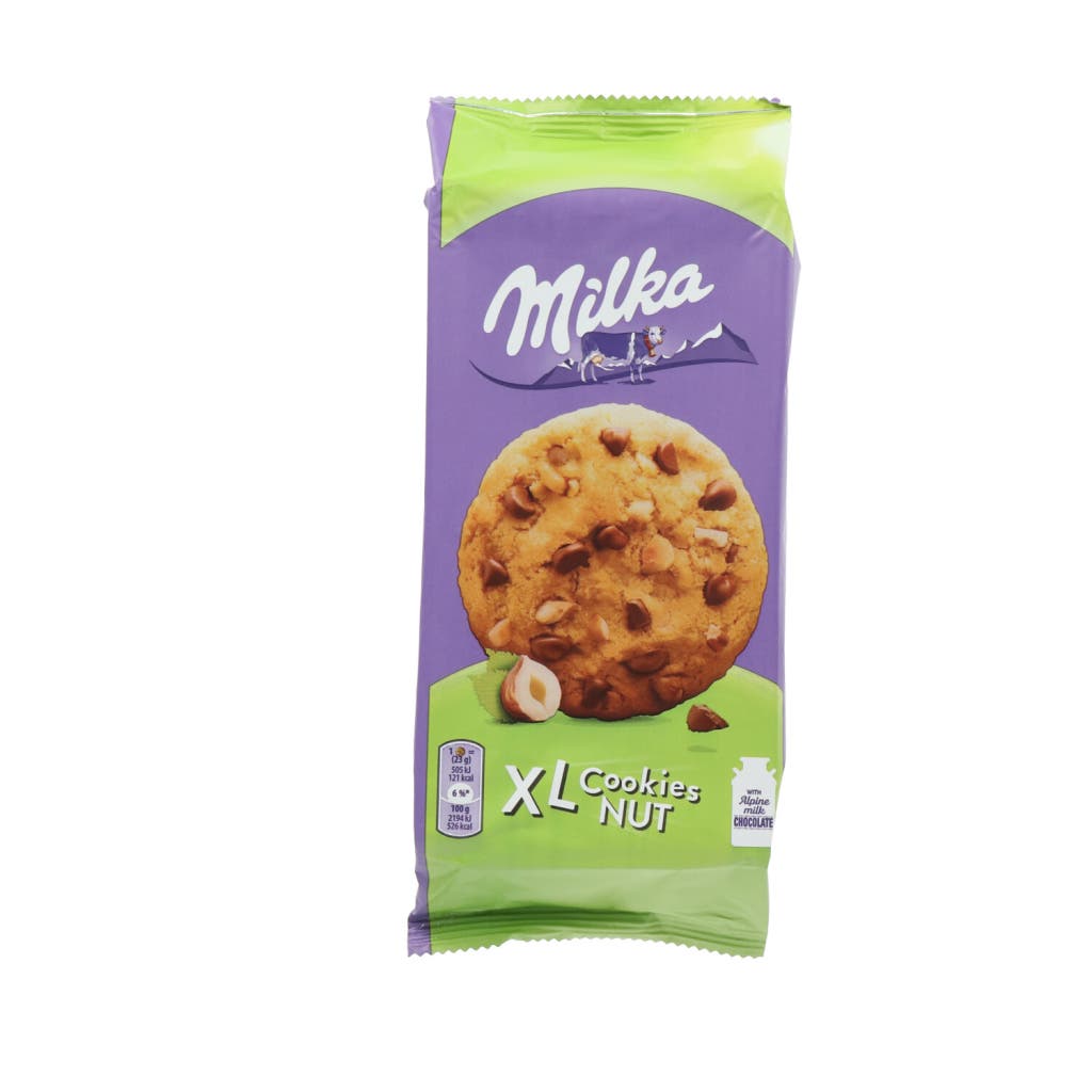 Cookies with Chocolate Milka Nuts XL
