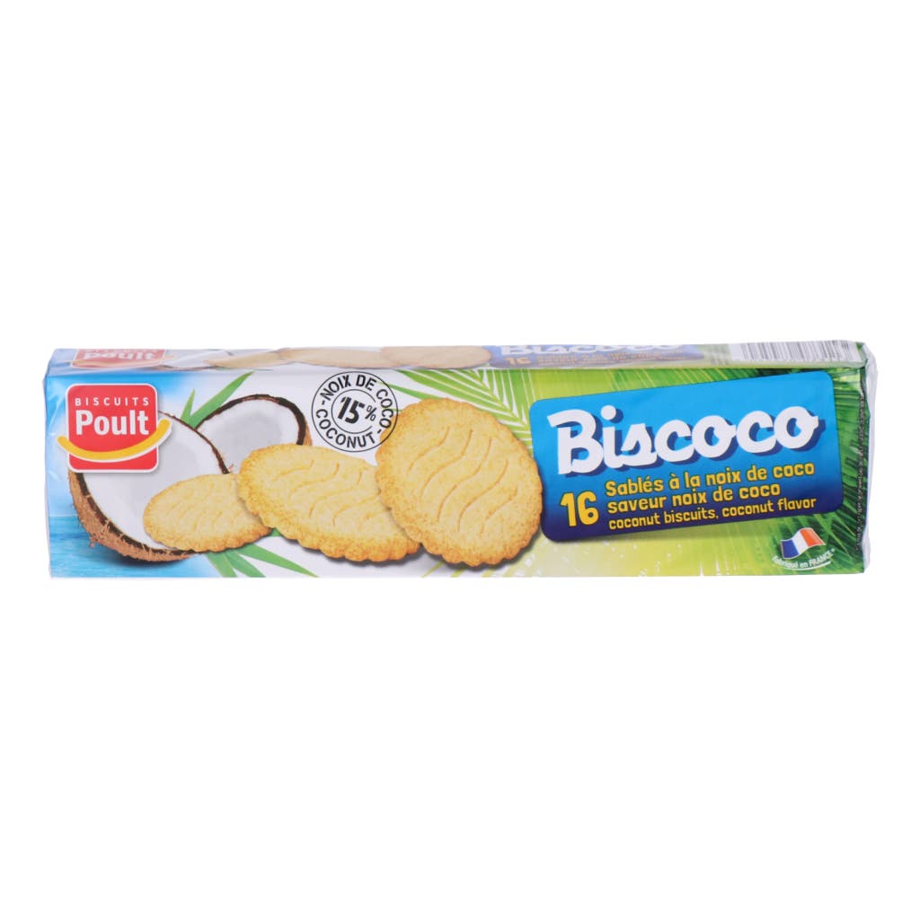 Cocos Biscuit Poult Biscoco Sables a la Noix de Coco