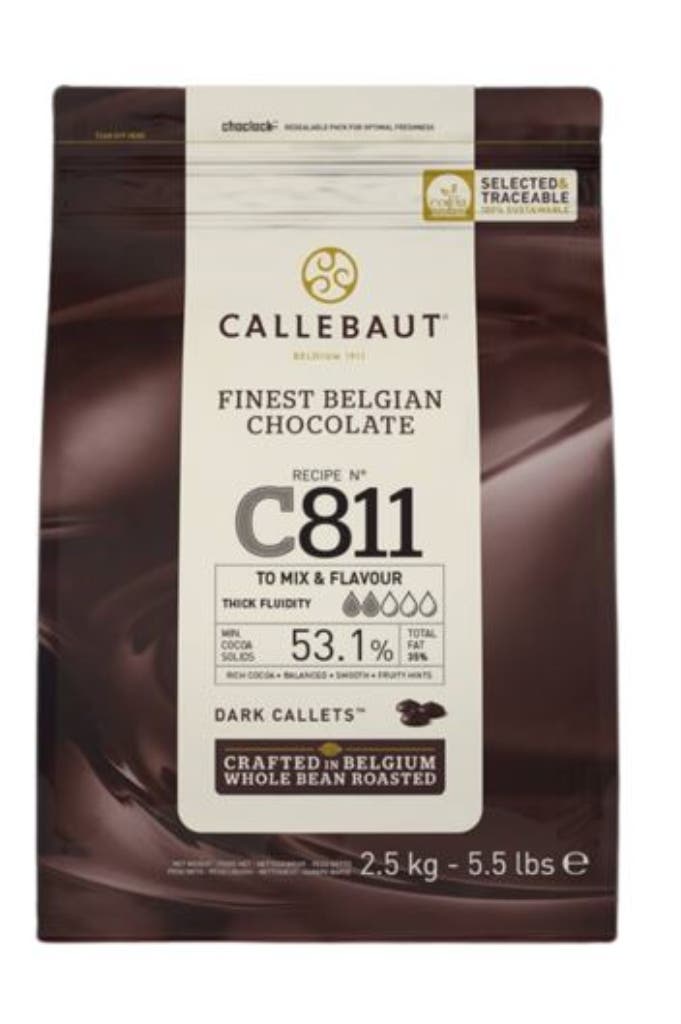 Couverture Dark Chocolate Callebaut Callets 53,1% Cacao