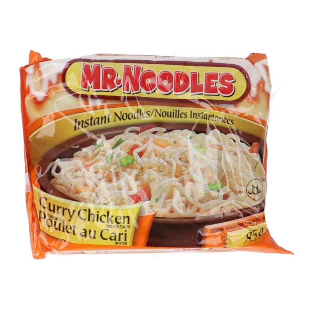 Instant Noodles Mr.Noodles Chicken Curry Simulated Flavour