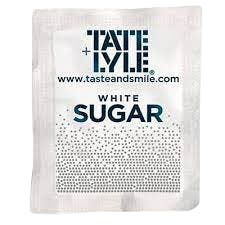 White Sugar Sachets Tate + Lyle Granulated