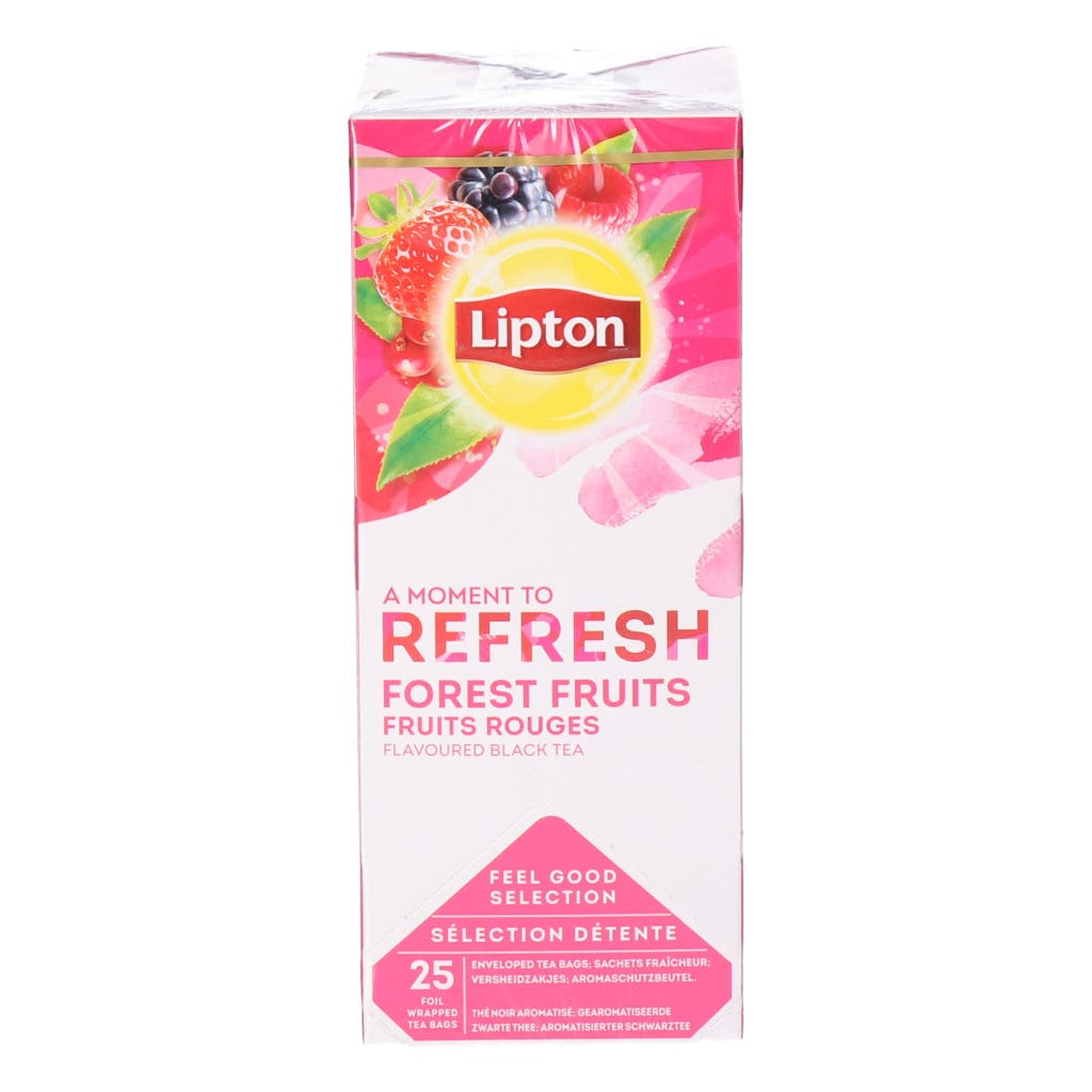 Black Tea Bags Lipton Forest Fruit