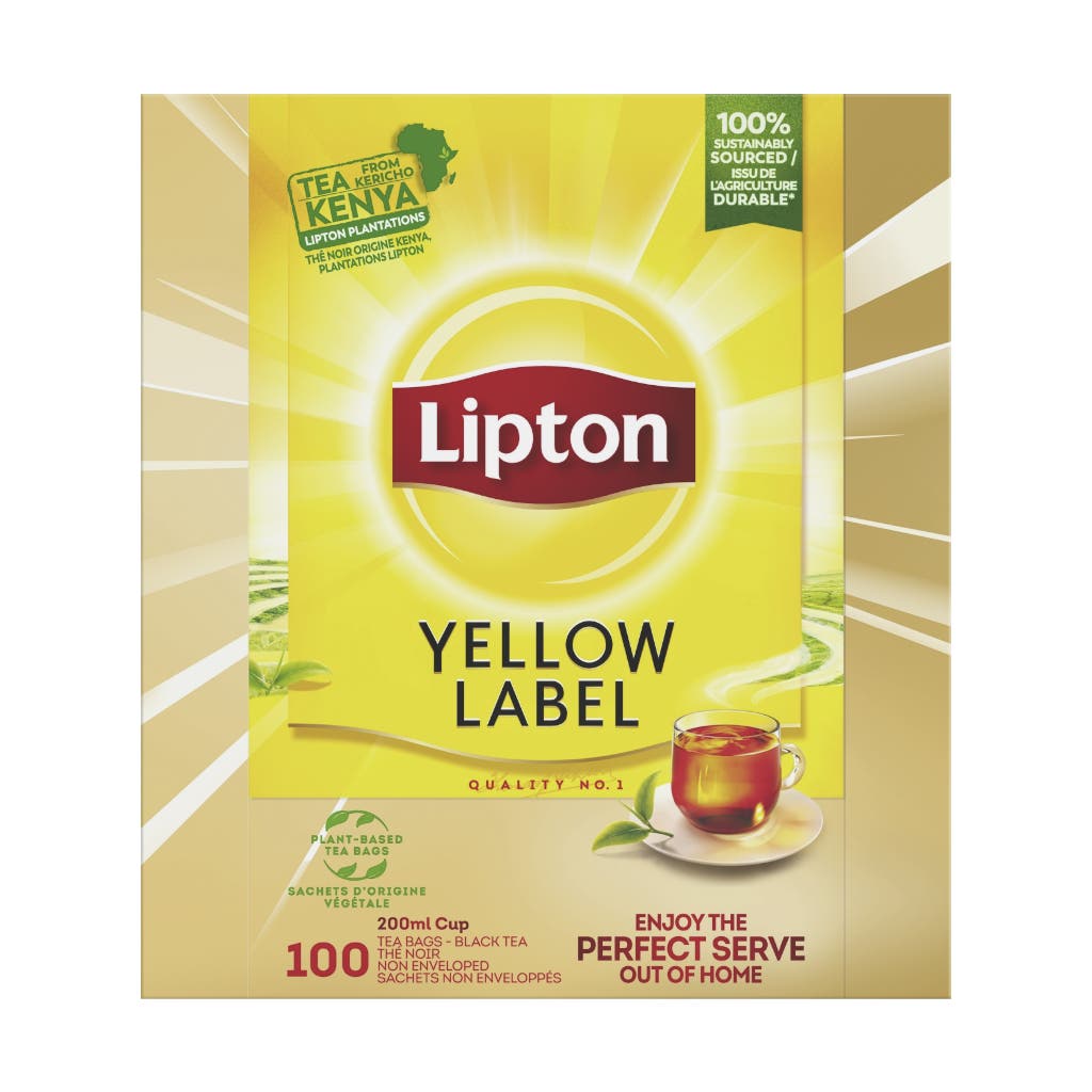 Lipton Black Tea Yellow Label No Envelope