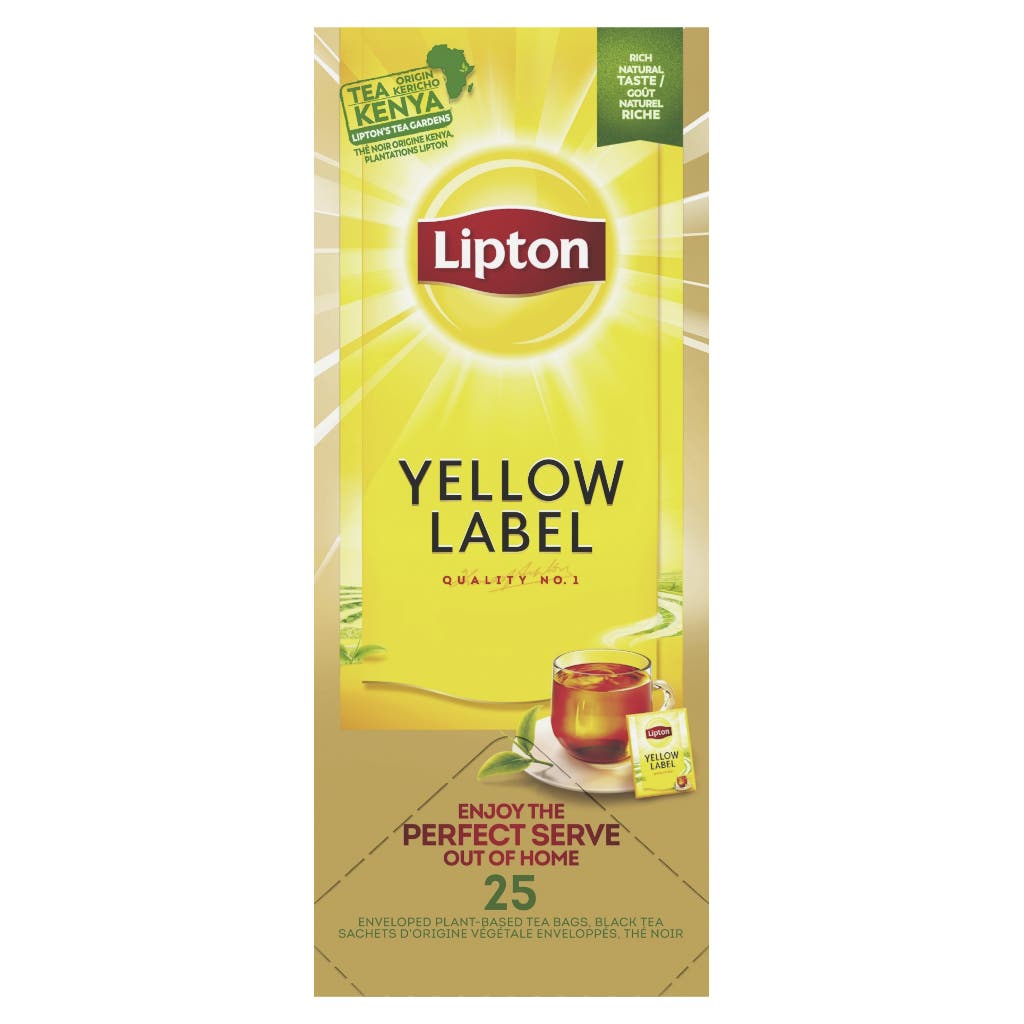 Lipton Black Tea Yellow Label No Envelope