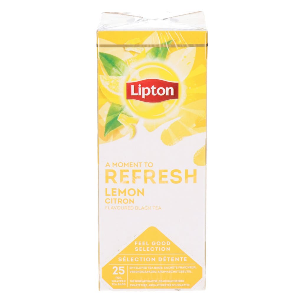 Lipton Black Tea Lemon Flavoured Enveloped
