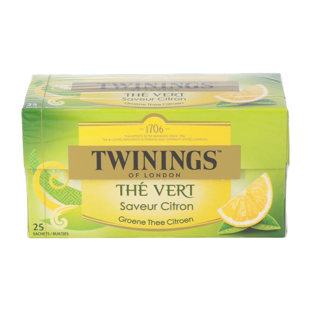 Twinings Green Tea Lemon 2 gr. Bags