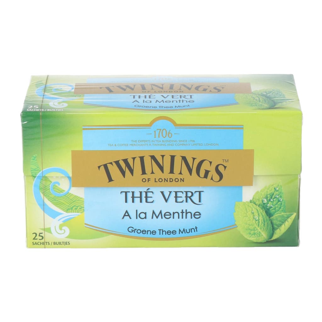 Twinings Green Tea Mint 1,5 gr. Bags