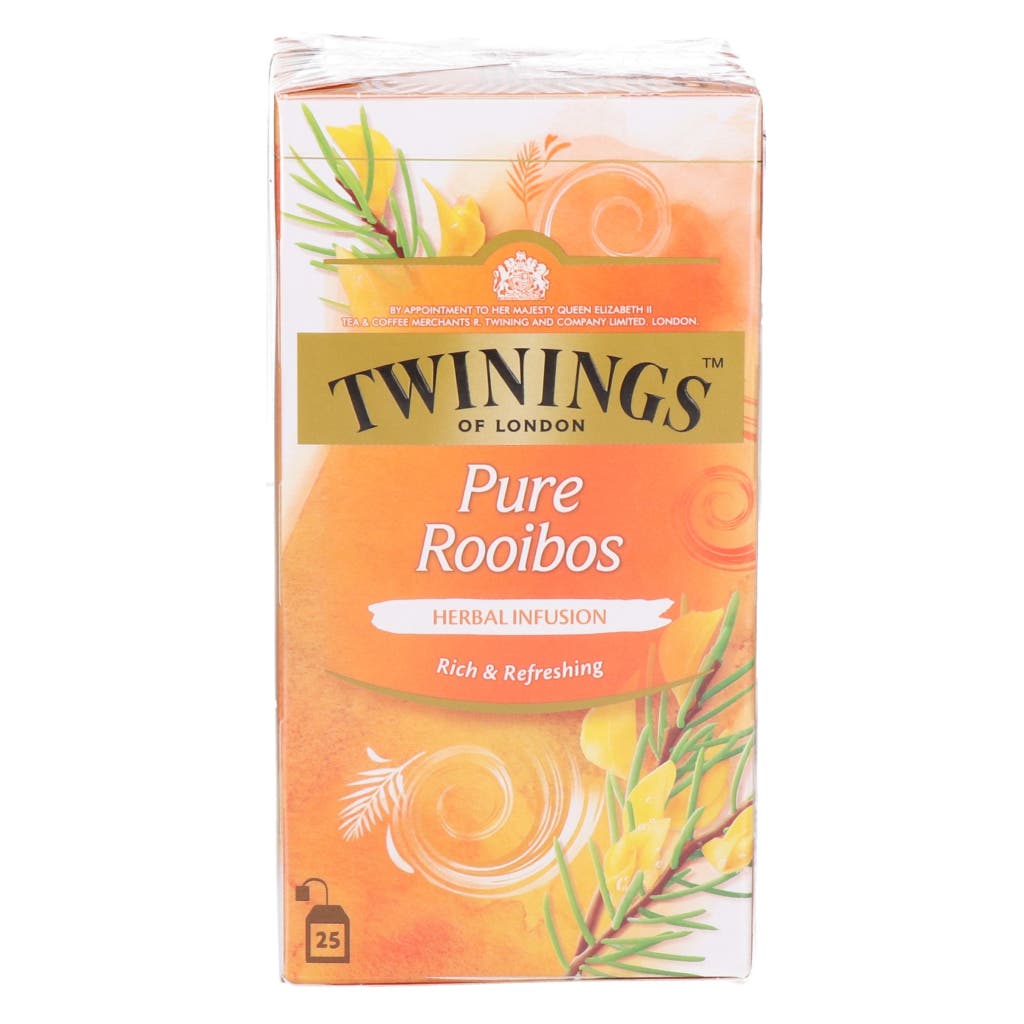Twinings Black Tea Pure Rooibos Herbal Infusion 2 gr. Bags