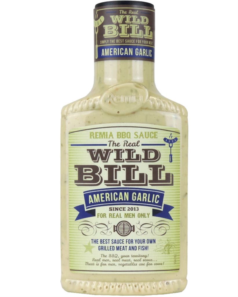 Garlic Sauce Remia BBQ The Real Wild Bill American (with Arabic Label)