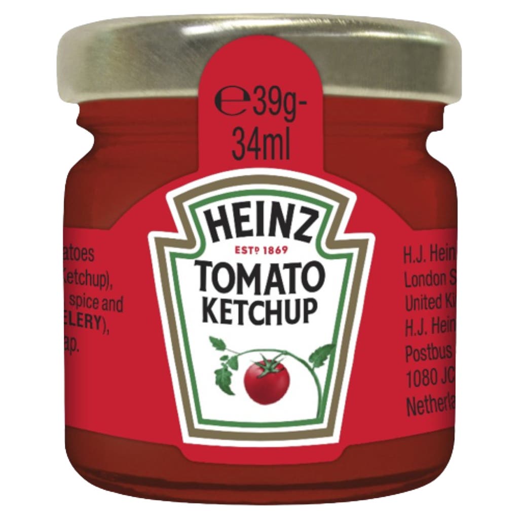 Tomato Ketchup Heinz Roomservice (Indv.) Glass Jar