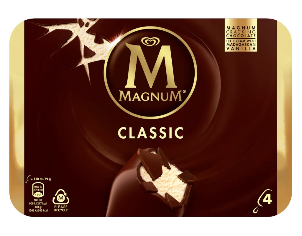 Ola Ice Cream Magnum Classic 4x100 ml