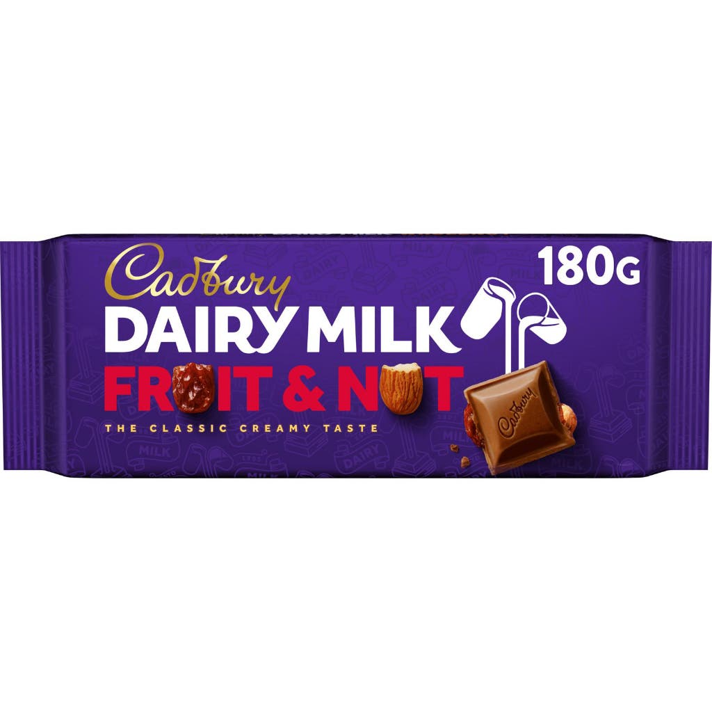 Chocolate Cadbury Dairy Milk Fruit & Nut