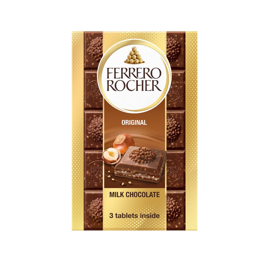 Hazelnut Chocolate Bar Ferrero Rocher Original T(90x3)