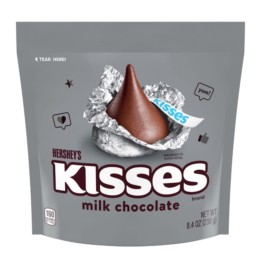 HERSHEY'S KISSES Milk Chocolate Pouch 238g