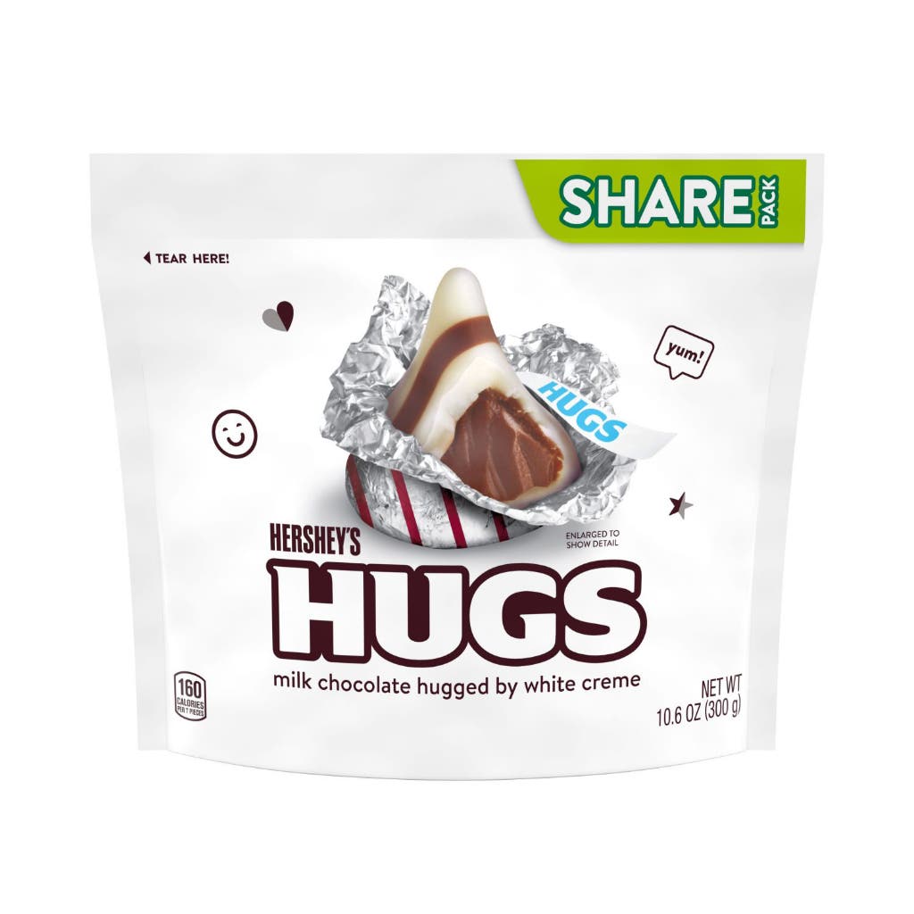 HERSHEY'S HUGS Chocolate Candies Pouch 300g