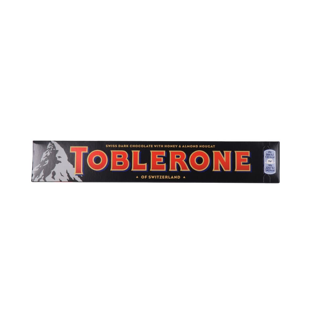 Toblerone Dark with Honey & Almond Nougat