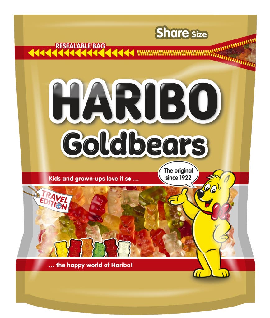 1kg Haribo Goldbears Party Bag Chewy Gummy Bear Candy Lollies Kids Sweet  Snack