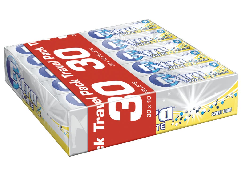 Chewing Gum Extra White Sweet Fruit 30-Pack (PF)