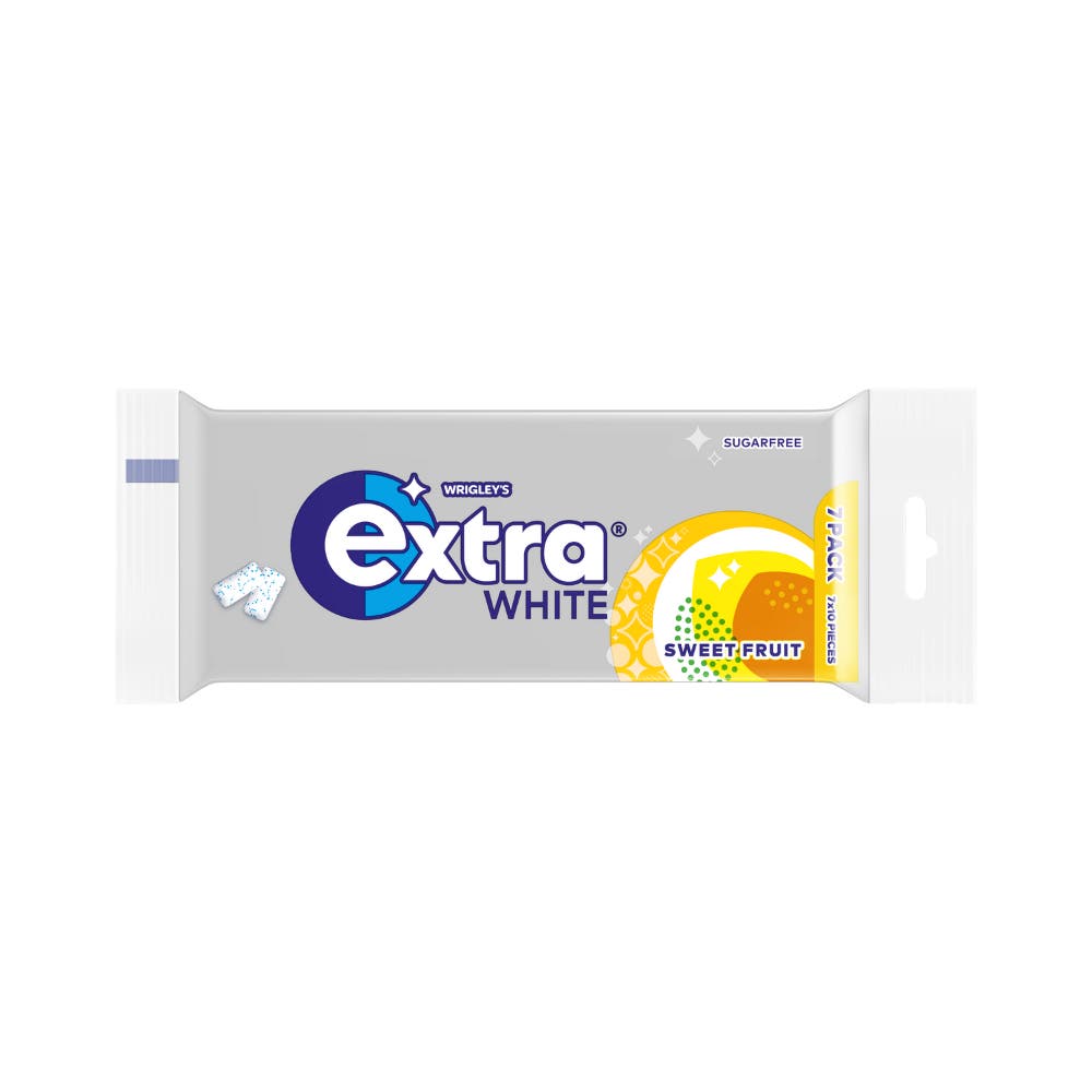 Chewing Gum Wrigley's Extra White Sweet Fruit Sugarfree 7-pack