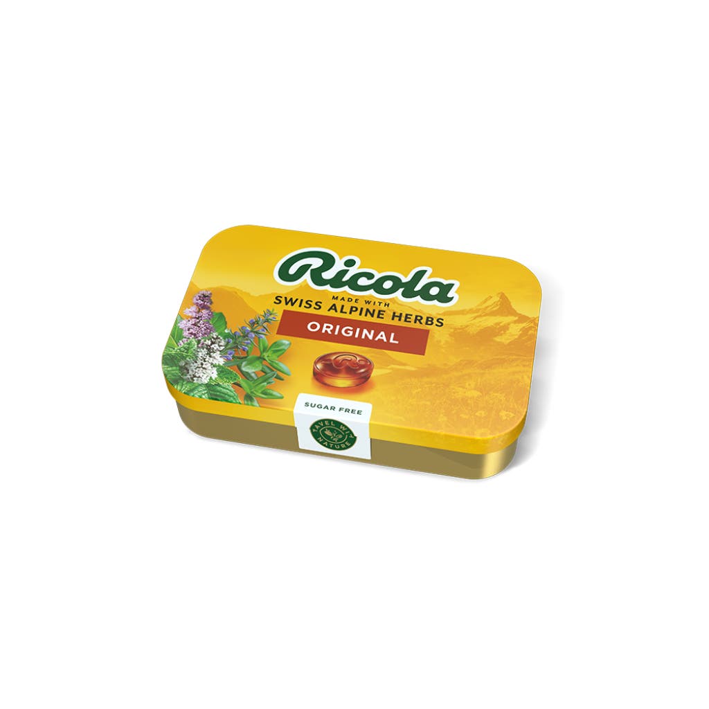 Ricola Swiss Herb Drops Original Herb Sugar Free