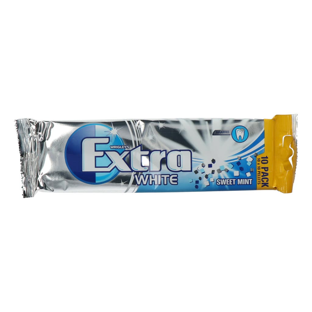 Wrigley's  Chewing Gum Extra White Sweet Mint 10-Pack (PF)