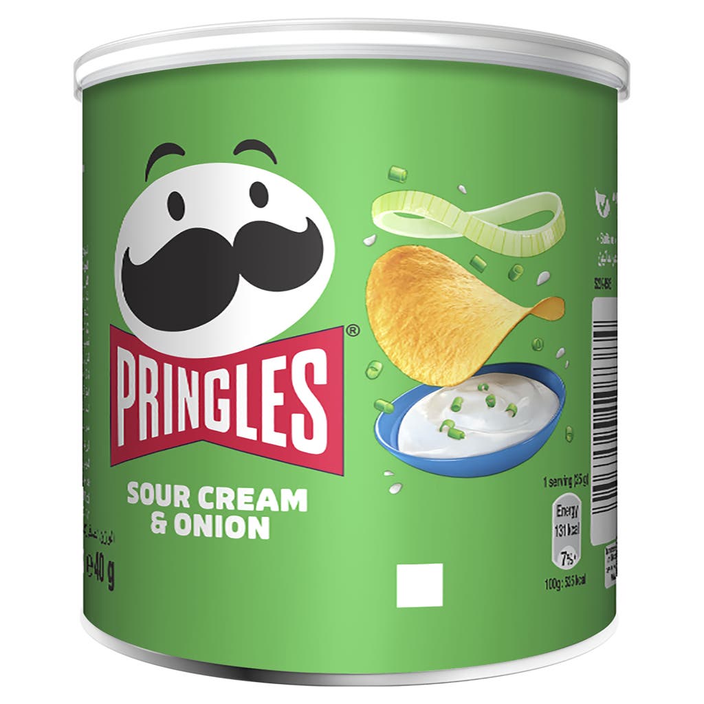 Pringles Potato Chips Sour Cream & Onion