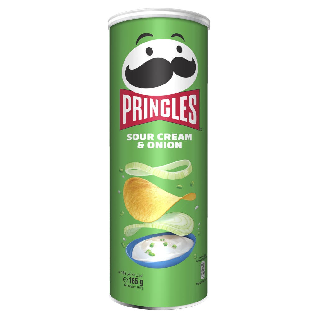 Pringles Potato Chips Sour Cream & Onion
