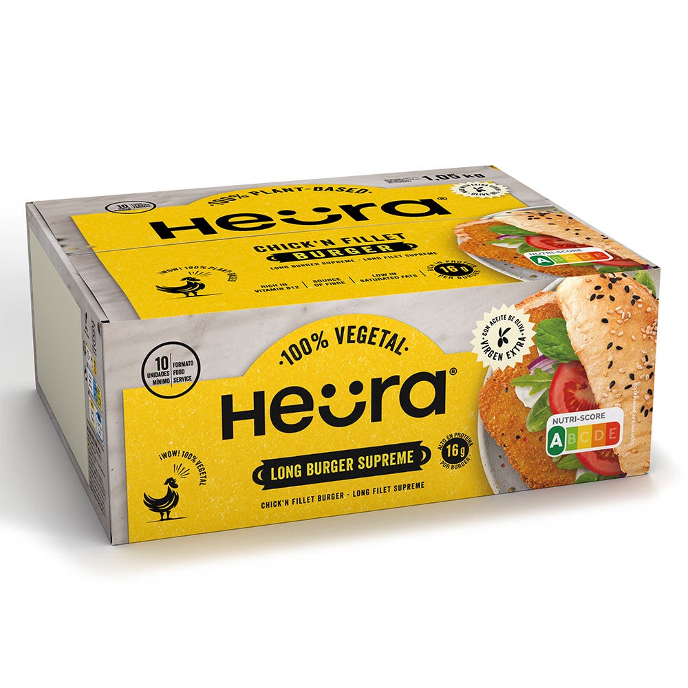 Vegan Burger Heura Long Fillets Breaded