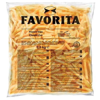 French Fries Favorita Classic Cut 9x9 mm