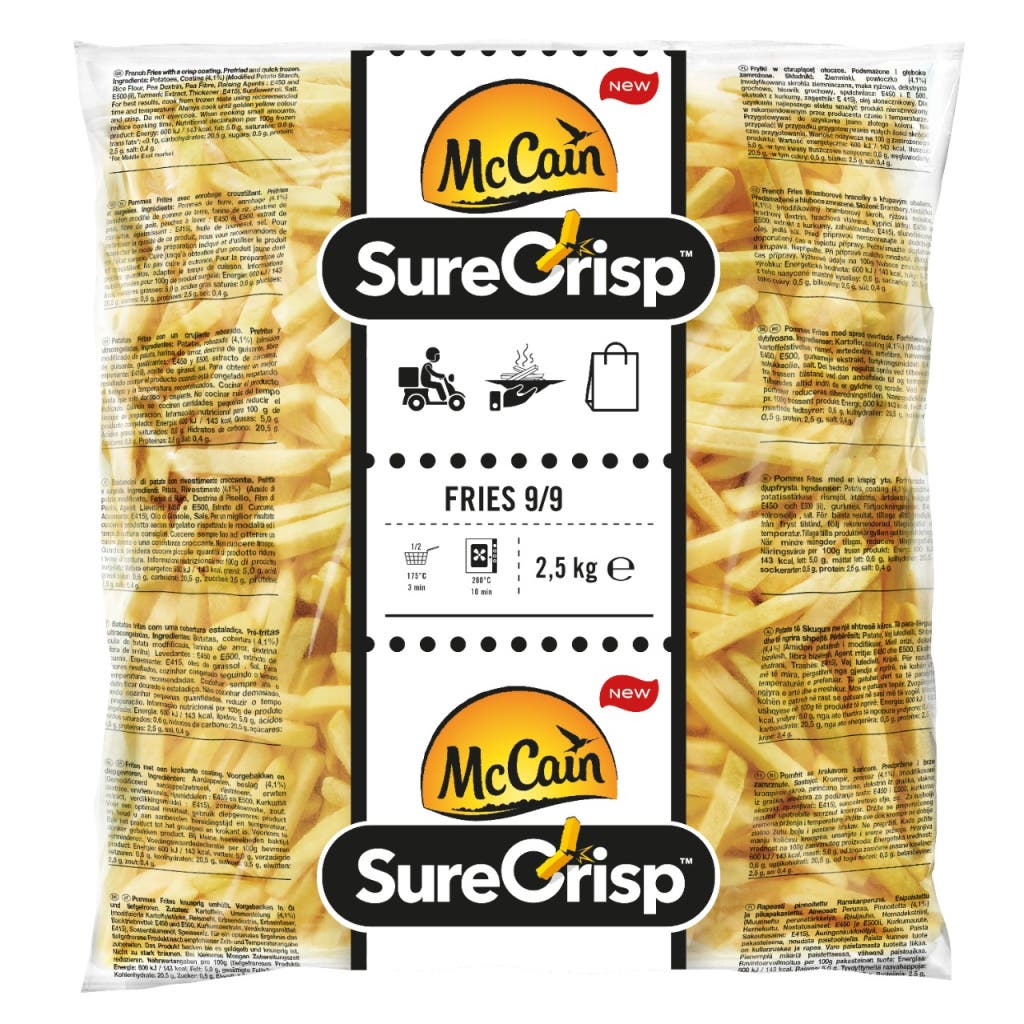 Fries McCain SureCrisp 9x9 mm