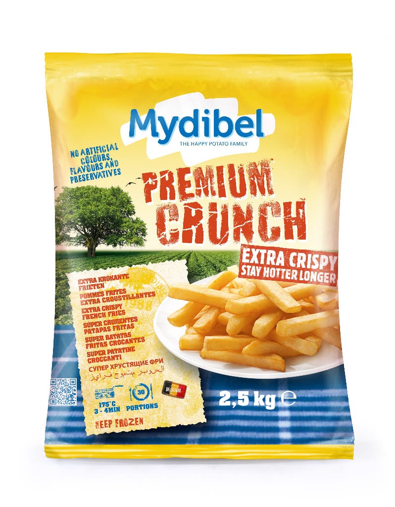 Fries Mydibel Premium Crunch 10x10 mm.