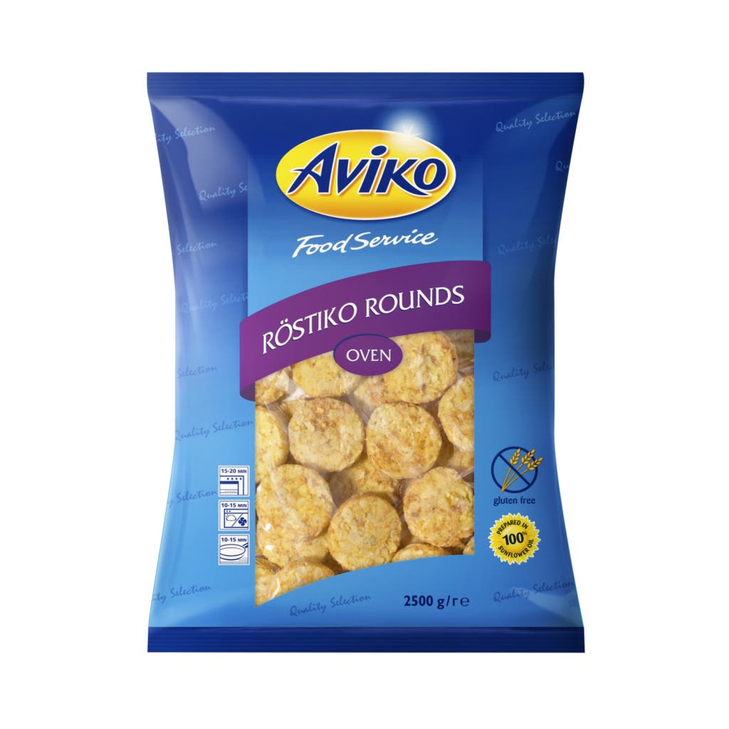 Hash Brown Potatoes Aviko Rostiko Rounds