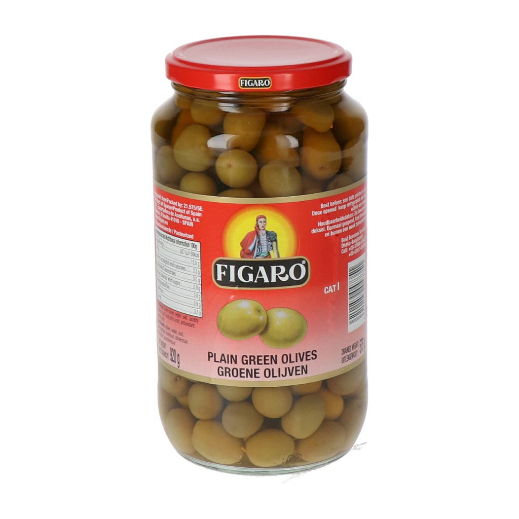 Green Olives with Stone Figaro (935Ml)