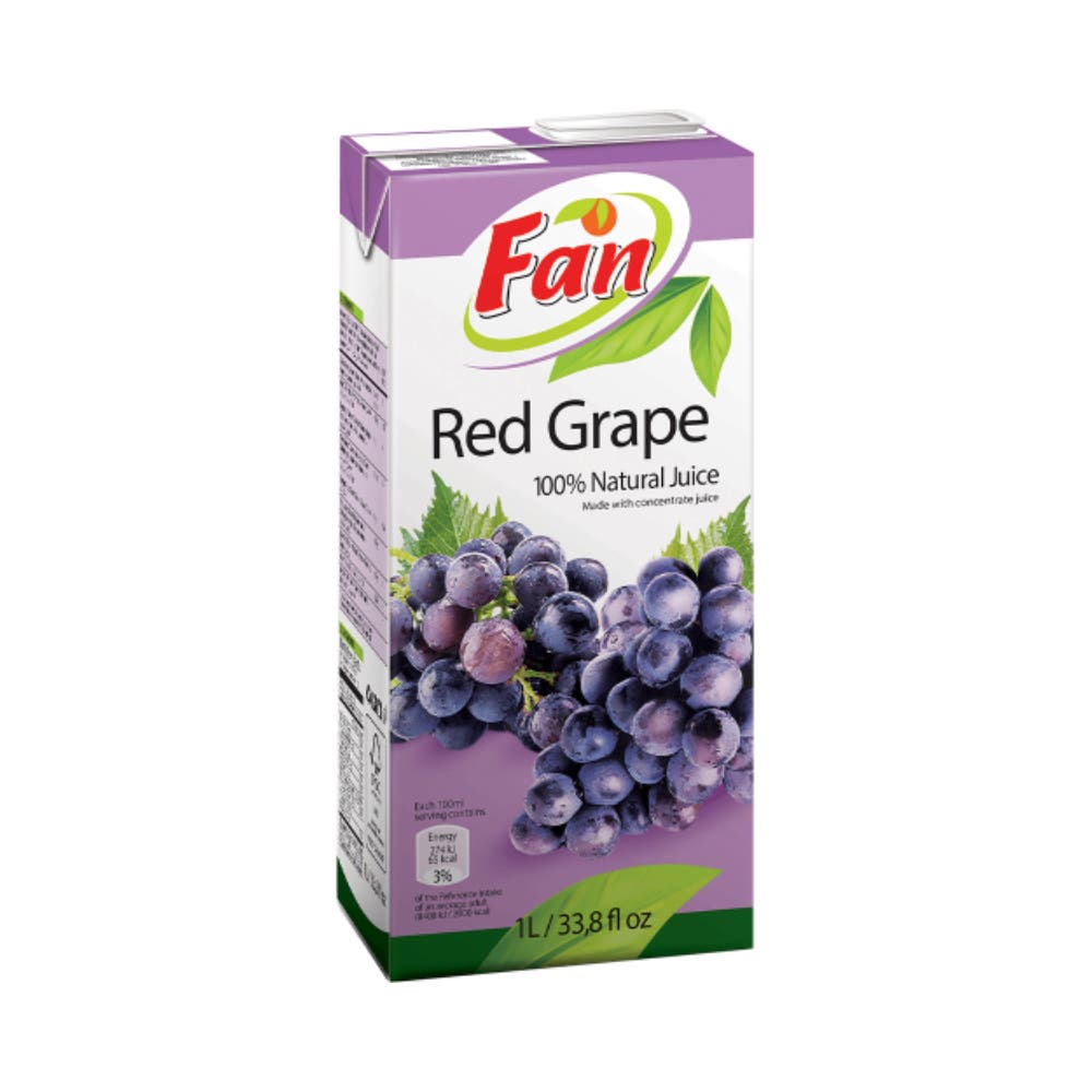 Grape Juice Fan Red 100% Natural