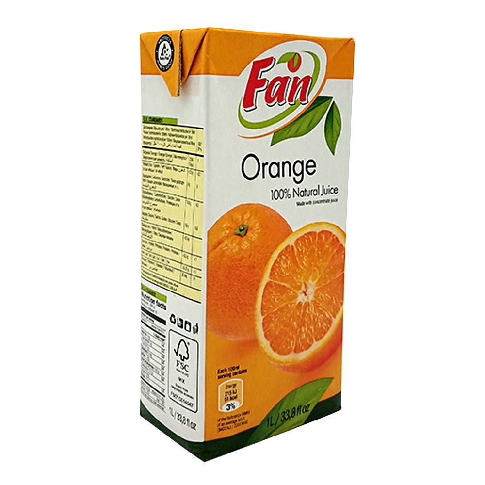 Orange Juice Fan 100% Natural