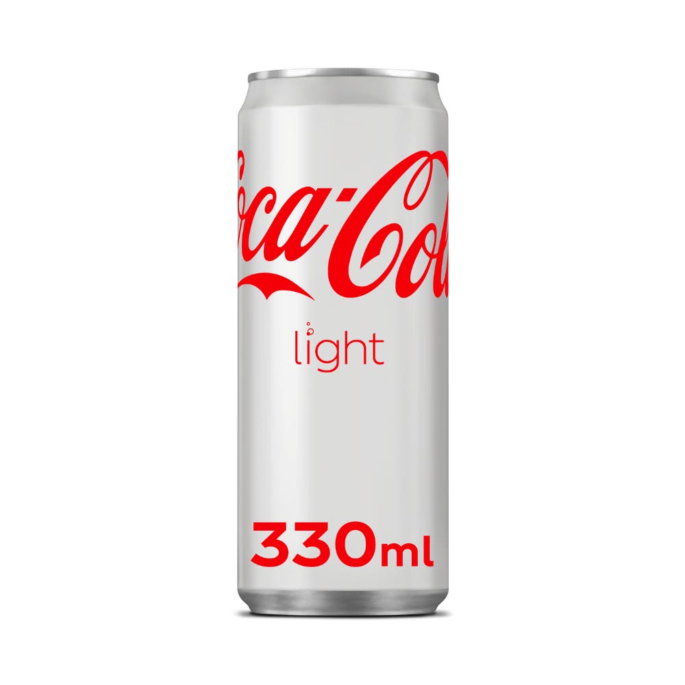 Coca Cola Light Soft Drinks Sleek Can Deposit NL Logo