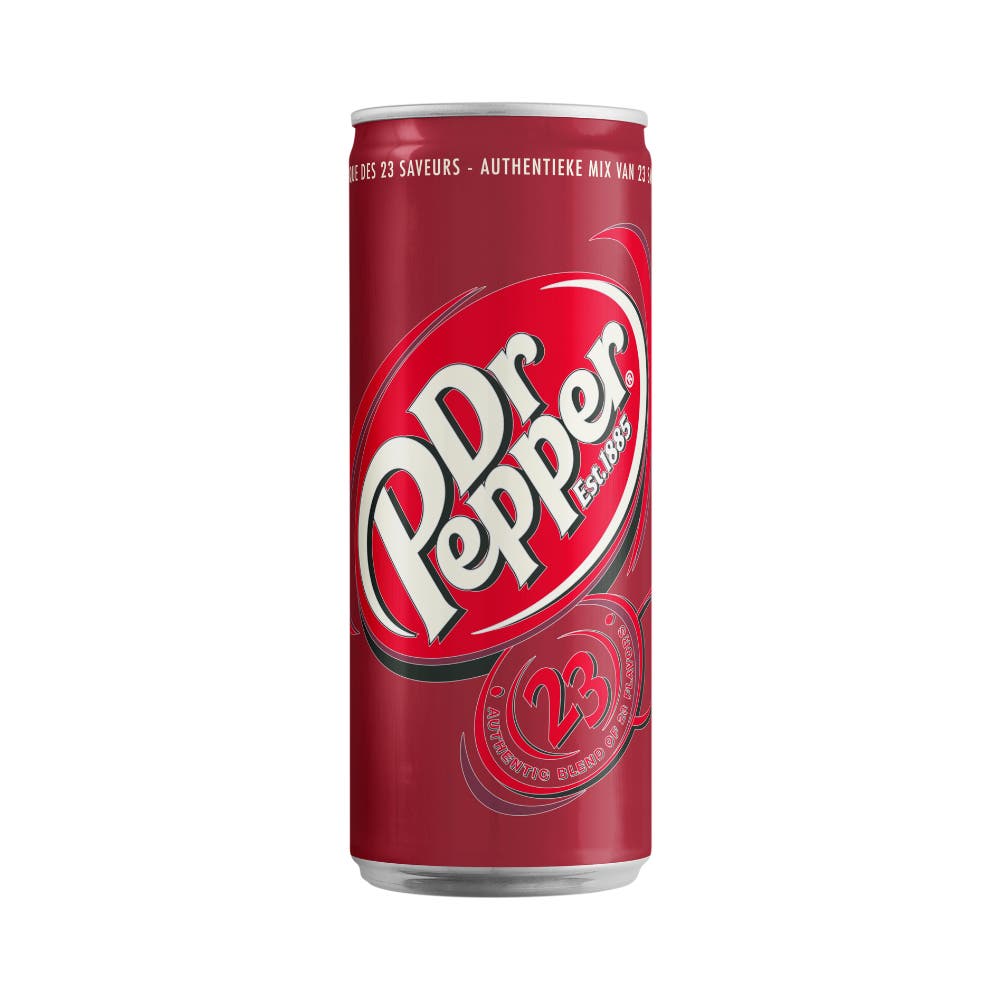 Soft Drinks Dr. Pepper Sleek Can Deposit NL Logo