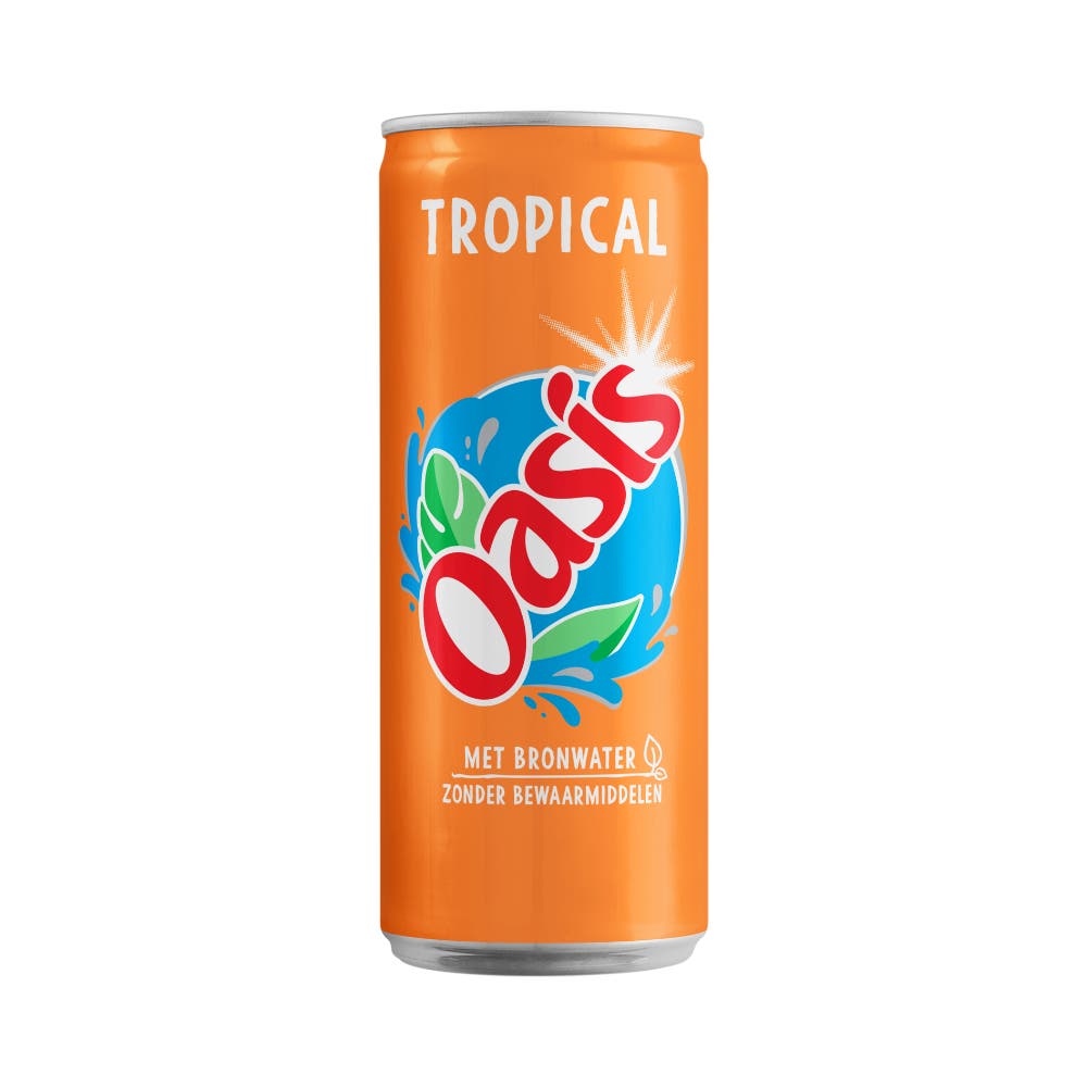 Soft Drinks Oasis Tropical Deposit NL Logo